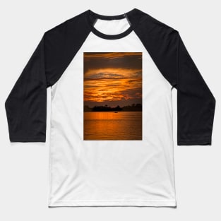 Boaters in the Evening Sun Baseball T-Shirt
